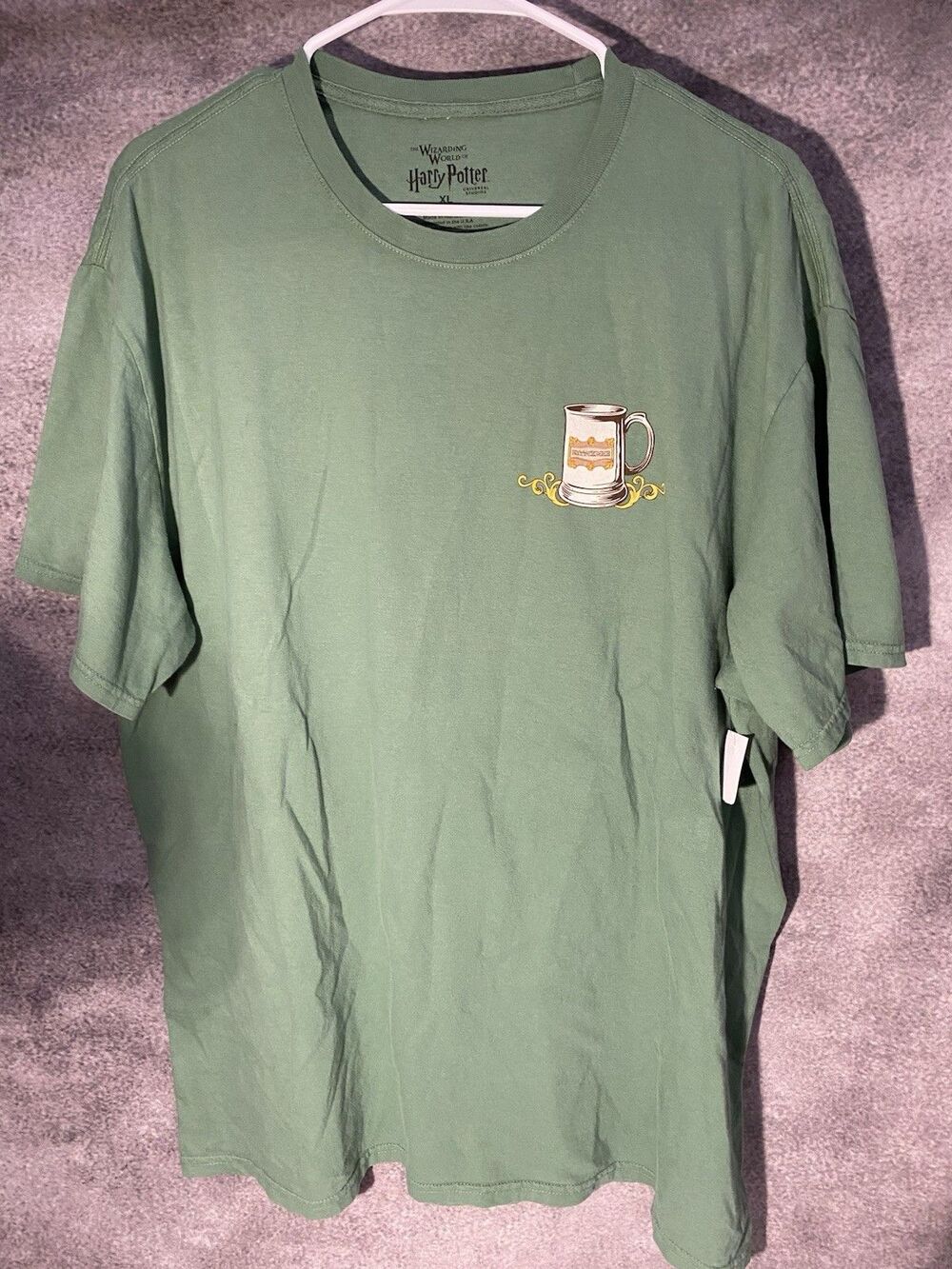 NWT Universal Studios Wizarding World of Harry Potter Butterbeer T-Shirt XL
